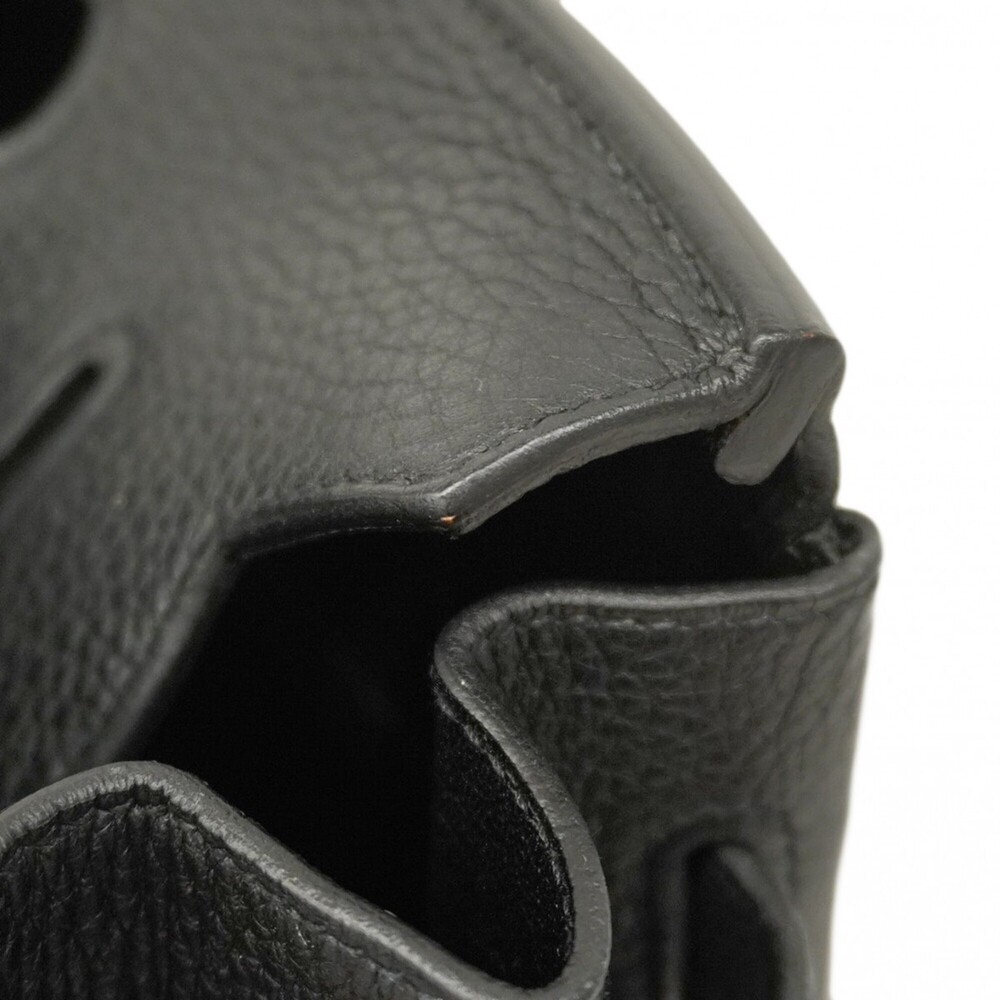 Hermes Hermès Birkin 30 Handbag in Taurillon Clemence Leather, Black, with T ... - Picture 9 of 14